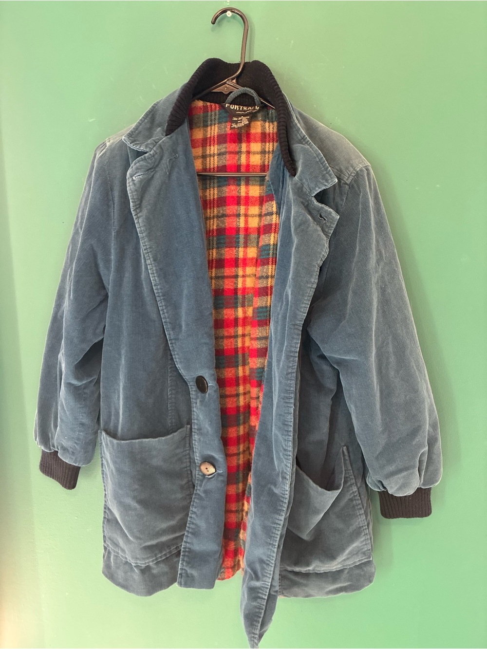 Vintage 90 women’s Jacket with Plaid Lining